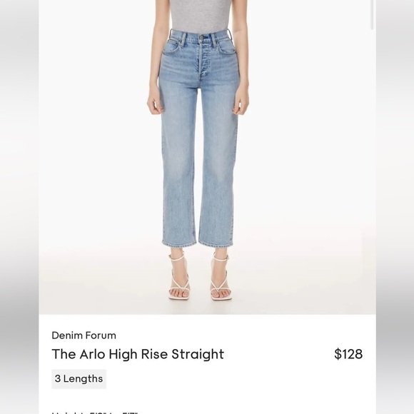 Aritzia Denim Forum Arlo Jeans - size 25 - Picture 1 of 4